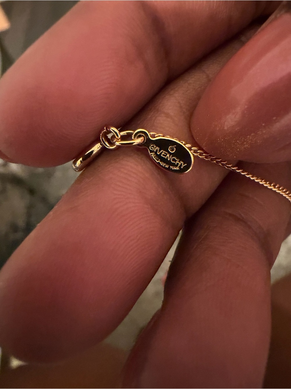 Vintage Givenchy Gold Necklace - Picture 4 of 5